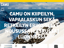 Tablet Screenshot of camu.fi